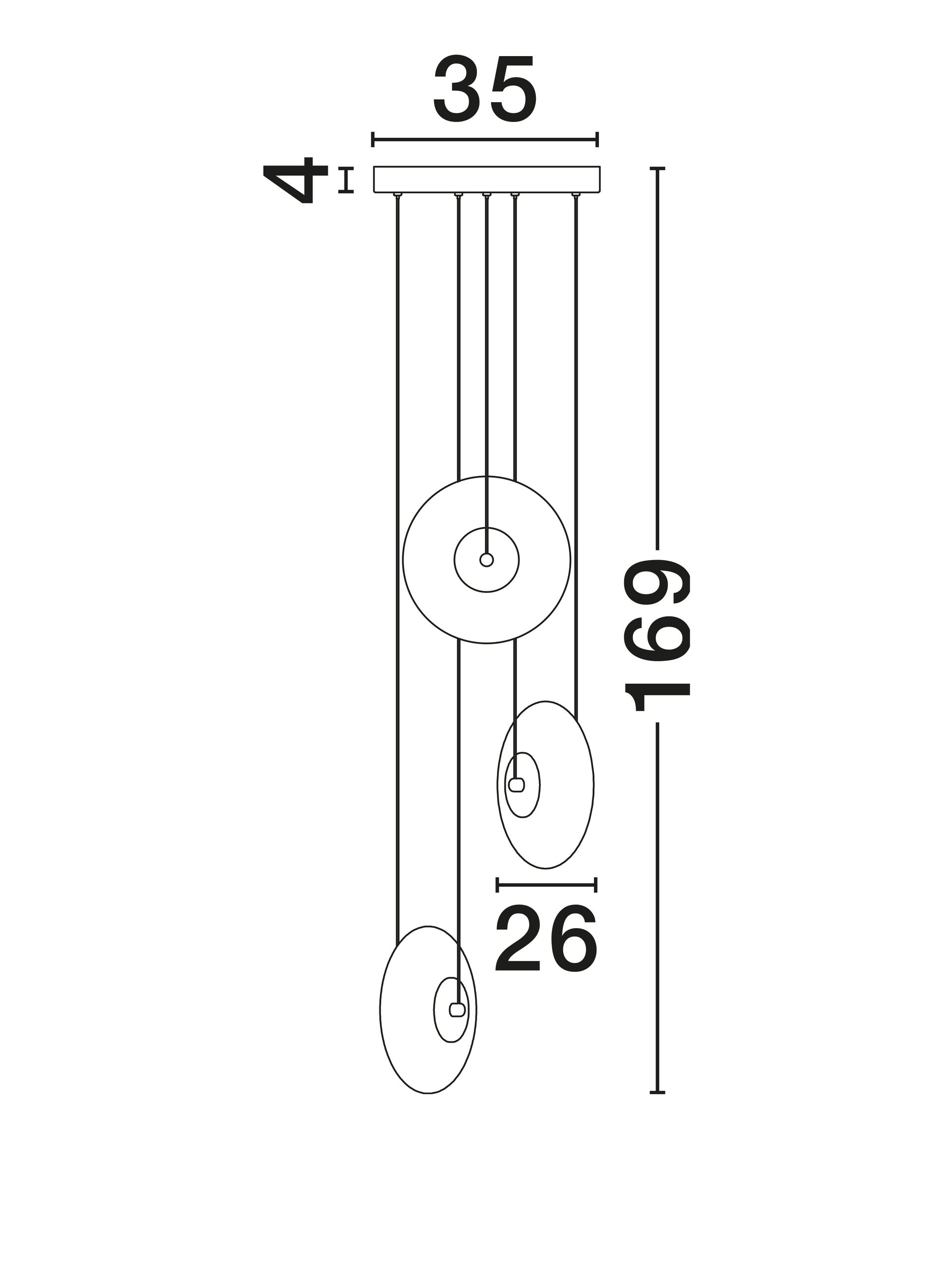 Lampa wisząca Ballet – Nova Luce