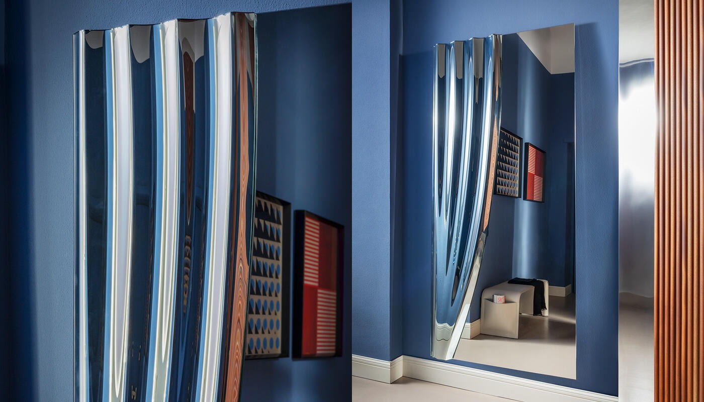 Lustro Sipario 90 × 190 cm Calligaris