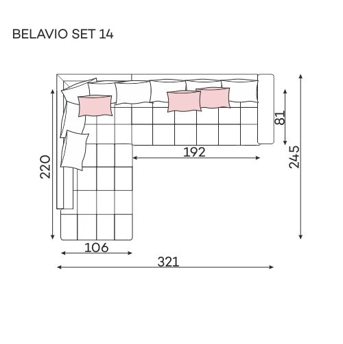 Belavio Set 14 – narożnik
