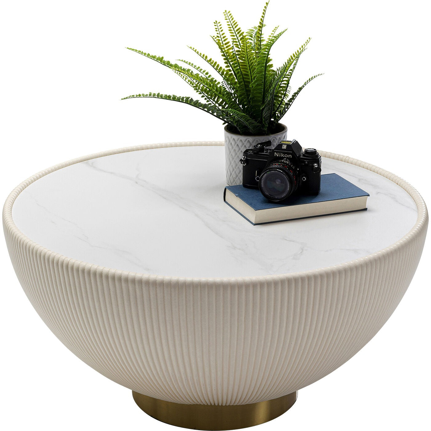 Endless Vegas White Ø71 cm – stolik kawowy
