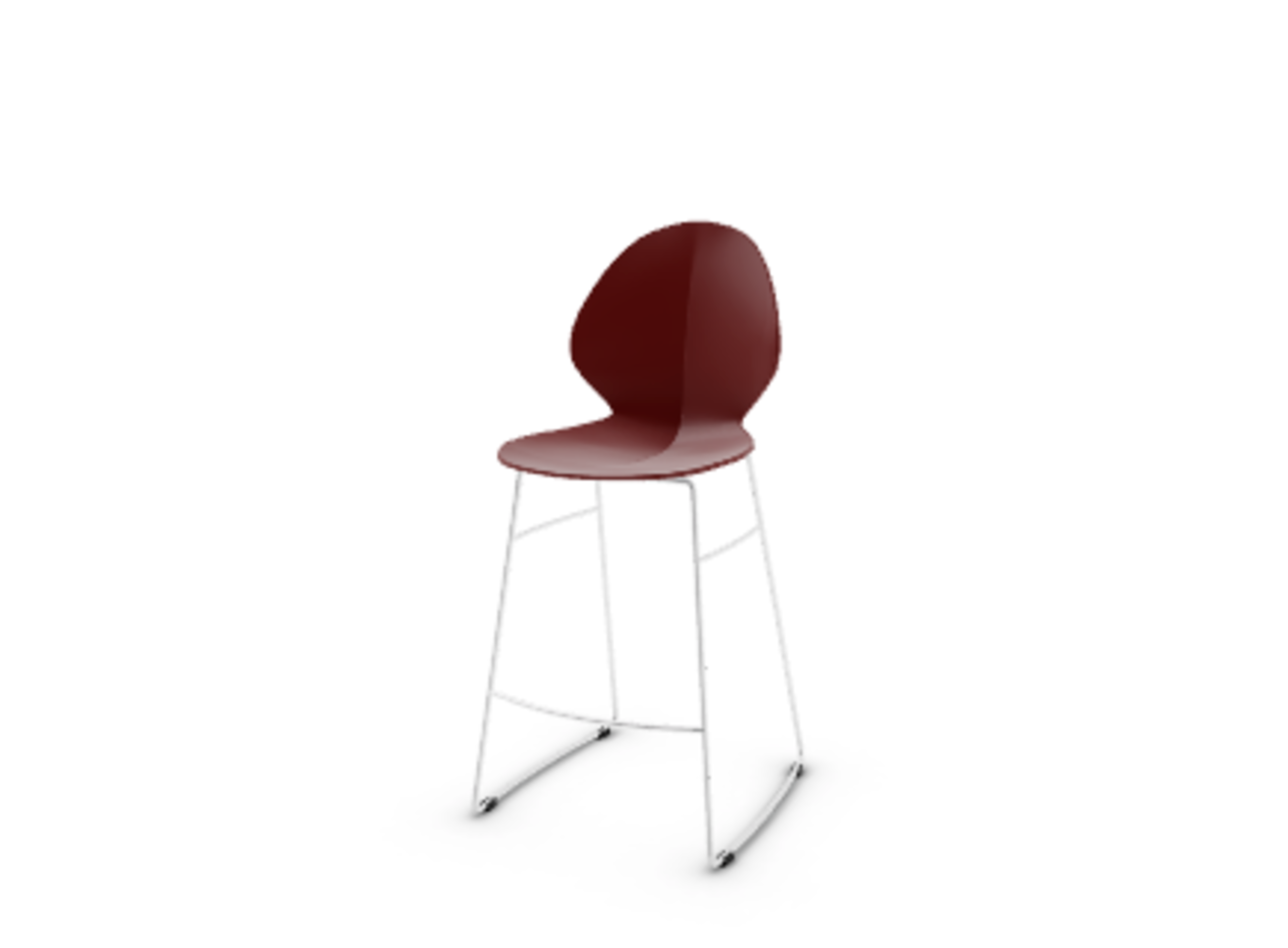 Hoker Basil na płozach 66,5 cm Calligaris