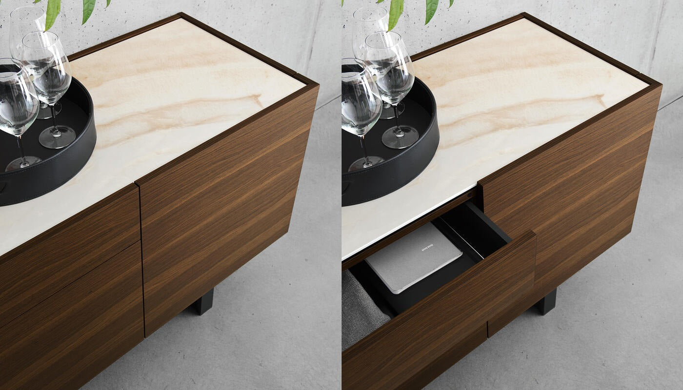 Komoda Horizon 4-drzwiowa 210 cm Calligaris